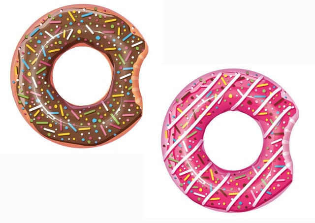 Bestway Donut Ring ø 107 cm zum aufblasen