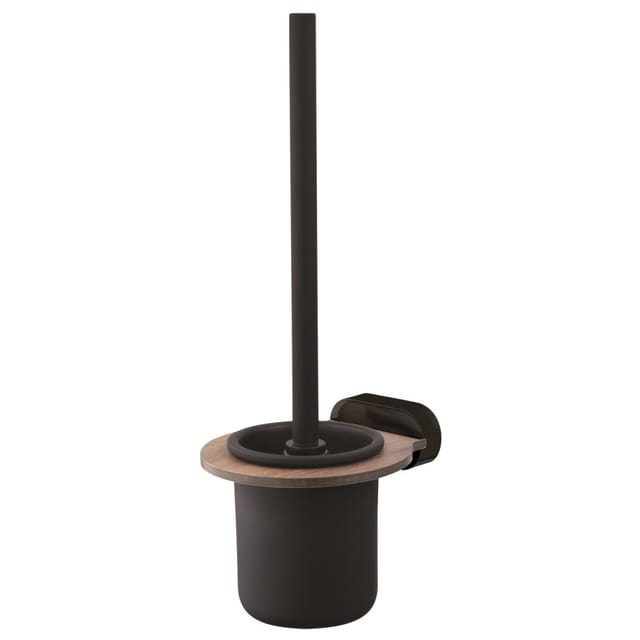 Bergen Toilettenbürste, schwarz/Holz