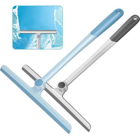 Set Mit 2 Silikonabziehern, 28 Cm, Ideal Für Dusche, Badezimmer Und Wohnzimmer, Effektive Reinigung