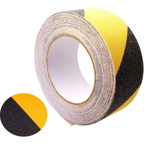 10 M X 5 Cm Premium-antirutsch-klebeband In Schwarz-gelb, Antirutsch-sicherheitsstreifen, Für Treppen Im Innen- Und Außenbereich