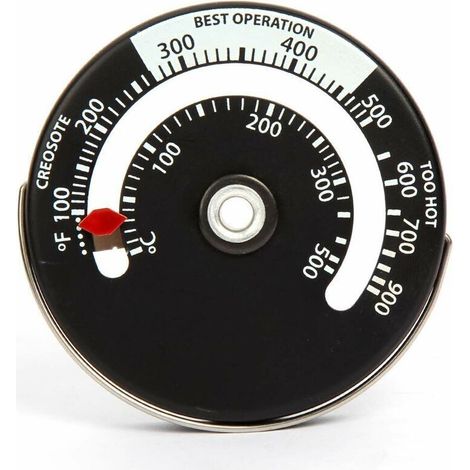 Lntyq Magnetisches Ofenthermometer Für Holzöfen, Kaminöfen Und Grills