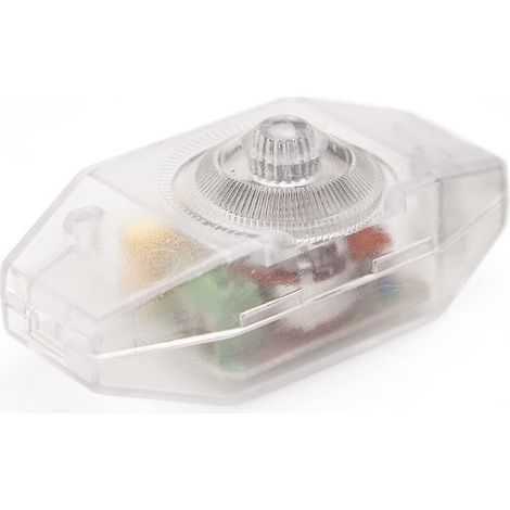 Led-dimmer (mit Kabel) – 1 Bis 60 W – Stufenlos Dimmbar – Für Glühlampen – Ein/aus – 220 Bis 230 V – Dimmbar Ab 1 W Per Kabel – Transparent