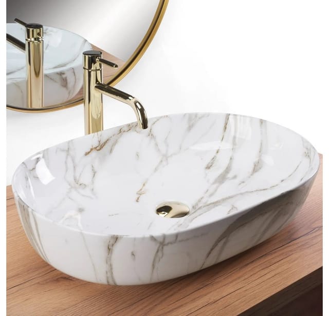 REA - aufsatzwaschbecken cleo 61 shiny aiax