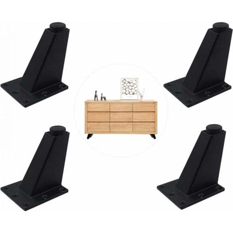 Set Mit 4 Verstellbaren Möbelfüßen Für Küchenarbeitsplatten, Barhocker, Fernseher, Schreibtische Und Tische