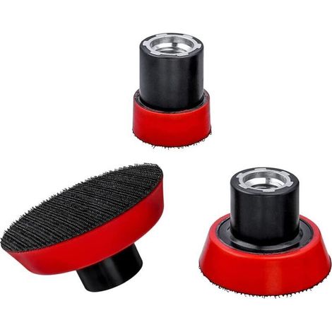 Lntyq 3er-set Schleifscheiben (25 Mm, 50 Mm, 75 Mm) Mit M14-selbstklebe-stützteller Für Bohrmaschine Und Winkelschleifer