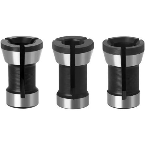 3 Stück Fräskopfadapter Graviermaschinenadapter Spannzangenfutterkopf Für Bohrmaschinen Graviermaschinen Für Fräsen Elektrische Holzbearbeitungs-fräsen Spannzangenhalter (6 Mm, 6,35 Mm, 8 Mm)
