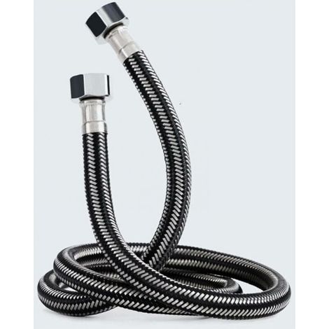 Cyslmuk – 2 M G1/2 Sanitär-flexschlauch – Edelstahl Sus304 – Korrosions- Und Platzbeständig – Für Warmwasserbereiter Und Wasserhähne