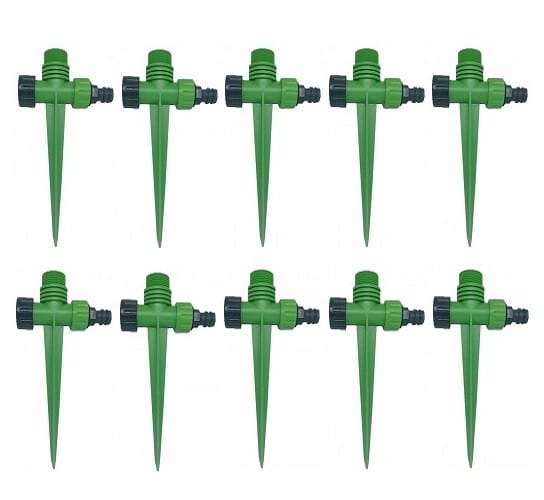 Gncgarden - Sprinklerhalterspitze mit 1/2' Innen- und 3/4' Außengewinde im gleichen Produkt. Packen Sie 10 Einheiten. Exclusives Angebot