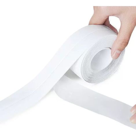 Lntyq Küchen- Und Bad-klebedichtungsrolle, 2,2 Cm Dick, 3,2 M Lang, Weiß