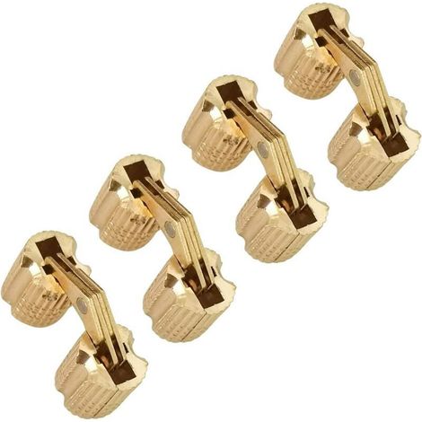 4 Unsichtbare Messingscharniere, Unsichtbare Kupferscharniere, Verdeckte Kupferscharniere Für Schmuckkästchen Und Geschenkboxen, 8 Mm