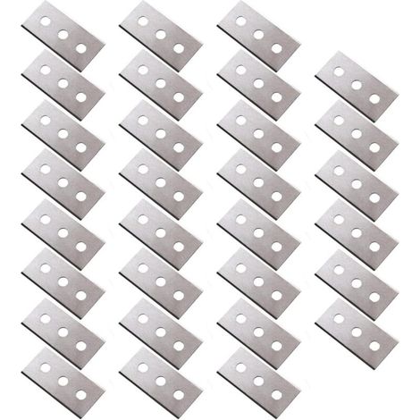Lntyq 30er-pack Ersatzschaberklingen, Ersatzschaberklingen, Dreilochklingen Für Cerankochfelder