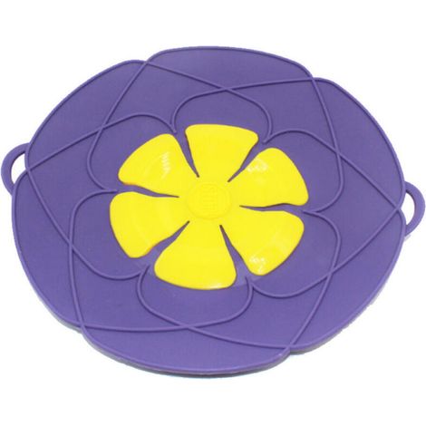 Silikon-auflaufform Mit Lösungsmittelbeschichtetem Rand, Mikrowellengeeignet, Mit Deckel, Fleckenabweisend, Kratzfest, Lila, 28 Cm