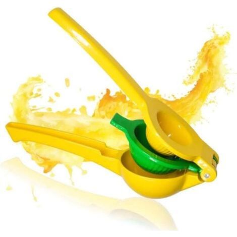 Manuelle Zitronenpresse, Limettenpresse, 2-in-1 Manuelle Zitruspresse Aus Aluminium Für Zitronen Und Orangen