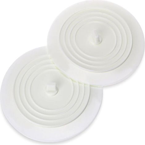 Set Mit 4 Silikon-abflussstopfen, Universelle Spülbeckenstopfen, Weiß