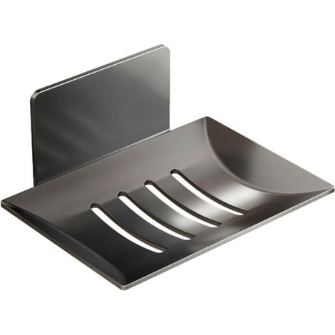 Wandmontierte Seifenschale, Selbstklebender Duschseifenhalter Aus Edelstahl, Bietet Platz Für Schwämme, Bürsten Und Seife.