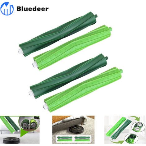 4 Stück Ersatzrollen Für Irobot Roomba E5, E6, I6, I6+, I3, I3+, I4, I4+, I7, I7+, I8 Saugroboter