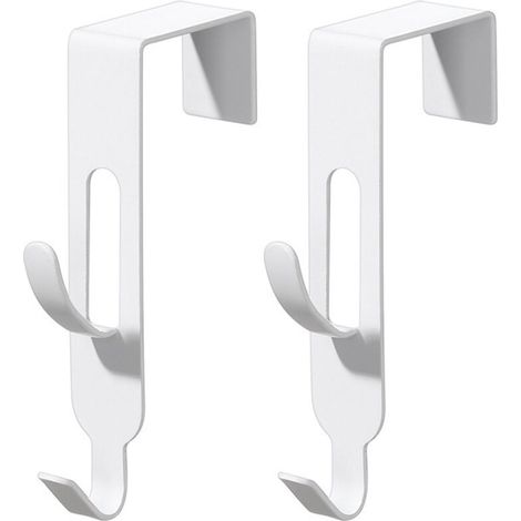 Lntyq 2er-pack Türhaken, Türhaken Für Mäntel/handtücher – Badezimmertürhaken Für Bademäntel, Kleidung, Hüte – Handtuchhaken Für Die Hintertür
