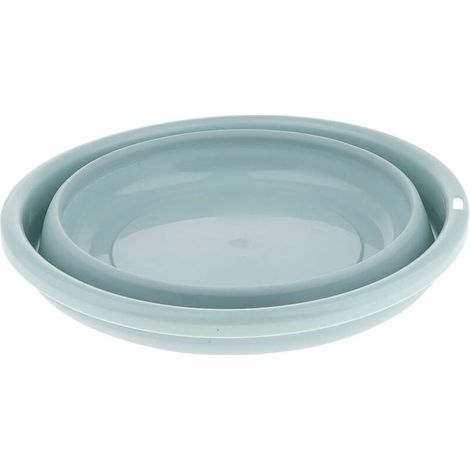 Multifunktionales, Faltbares Spülbecken, Tragbares, Ausziehbares Becken Für Zuhause, Küche, Picknick, Reisen, Camping, Wandern, Angeln – Blau, 31 Cm