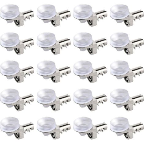 30er-pack 5-mm-regalwinkel – Eckwinkel – Regalwinkel – Bodenwinkel – Saugnapf – Glasbodenwinkel – 5 Mm – Für Bücherregale, Schränke, Möbel