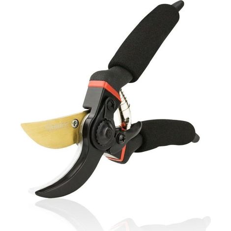 Zolginah Gartenschere Mit Bypass-klinge Aus Stahl Und Titan (gpps-1003). Blumenschere Für Trockenes Holz. Ergonomische Griffe.