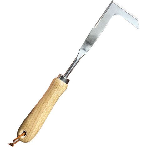 Unkrautstecher Aus Edelstahl Mit Holzgriff, Für Den Gartenbau