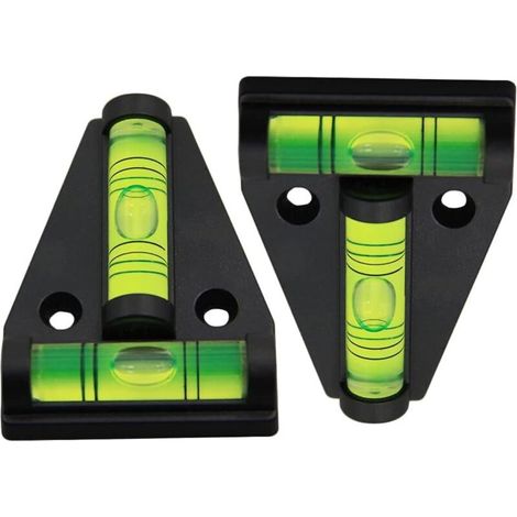Lntyq 2er-pack Kleine Wasserwaage, Camping-wasserwaage, T-förmige Wasserwaage, Mini-wasserwaage, Wasserwaage, Zum Überprüfen Der Objektplatzierung
