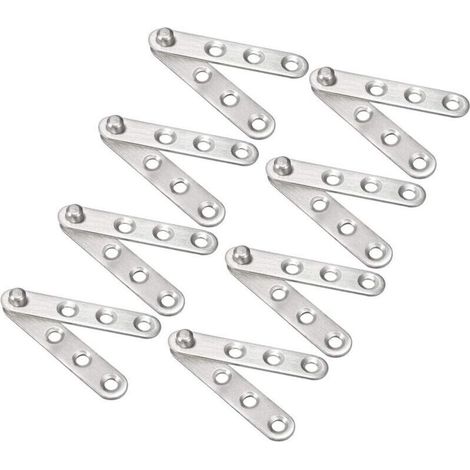 8 Stück Edelstahl-drehscharniere Für Türen, 360 Grad Drehbar, 60 Mm X 12 Mm