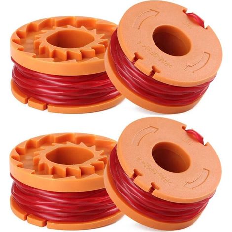 Worx Wa0010 Ersatz-trimmerspule, 4 Stück