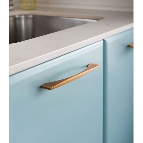 Zolginah 4er-set Küchenschrankgriffe, Möbelgriffe, T-förmige Stangentürgriffe (lochabstand 192 Mm, Kaffeebraun)