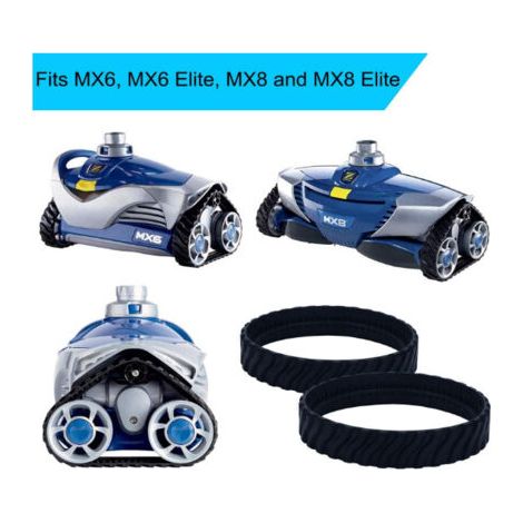 2 Anpassbare Raupenketten Für Zodiac Mx6, Mx8 Und Mx9, Reifen Für Den Poolroboter Baracuda R0526100 F