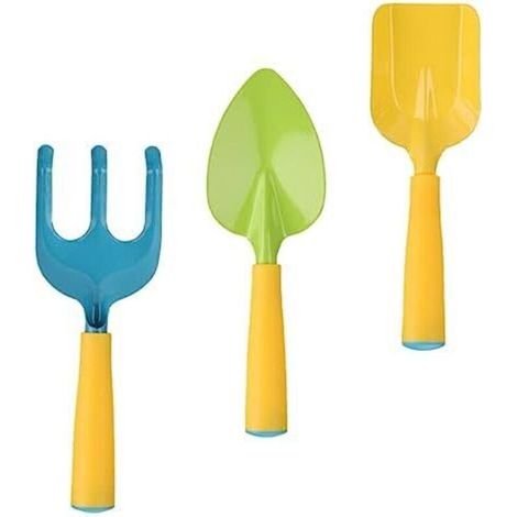 Csparcv 3-teiliges Gartenwerkzeug-set, Outdoor-spielzeug Für Kinder, Werkzeuge Für Sukkulenten, Garten-set, Gartenspielzeug Für Kinder, Praktischer Pflanztopf