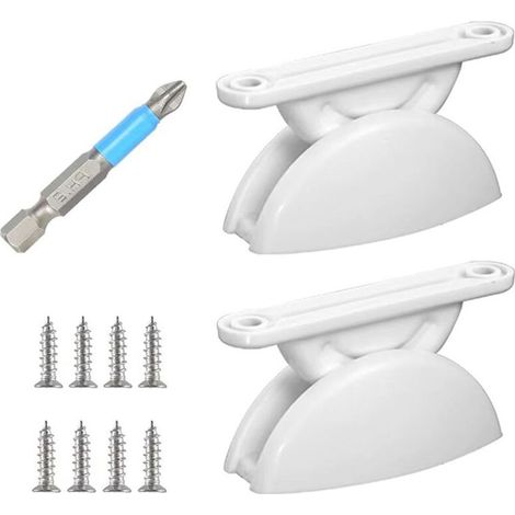 Set Mit 2 Türstoppern Für Wohnmobile, Wohnwagen, Weiß, Wohnwagenzubehör, Boote