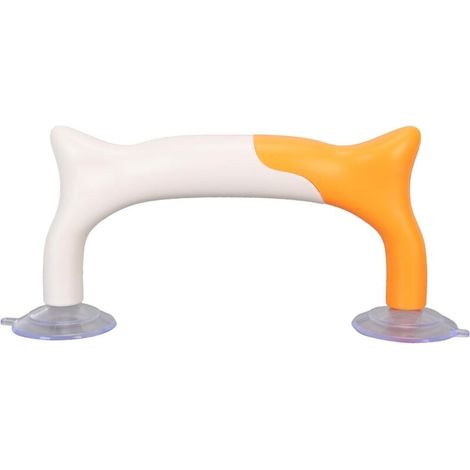 Lntyq Linealgriff In Gelb Und Weiß, Linealgriff In Weiß Und Gelb Für Einfache Und Ergonomische Montage, Starker Saugnapf, Abs-pvc-quiltlinealgriff Für