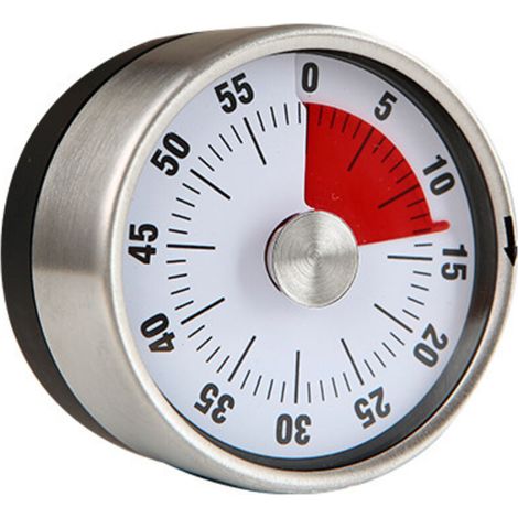 Lntyq Basics – Mechanischer Und Magnetischer Timer. Maximale Laufzeit: 60 Minuten. Akustisches Signal Bei Zeitablauf.