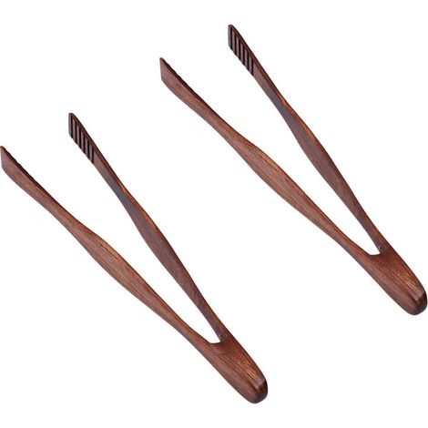 Küchenzangen Aus Holz, Geeignet Zum Grillen Usw., Können Auch Als Besteck Oder Lebensmittelzange Verwendet Werden.