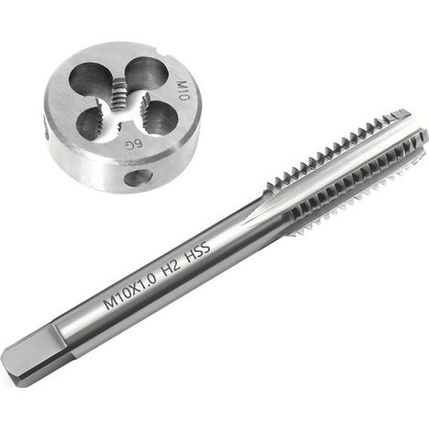 M10 X 1 Metrische Gewindebohrer Und -schneideisen, Metrischer Gewindebohrer Aus Stahl, Gewindeschneidset, Hss-gewindebohrer Und -schneideisen, M10 X 1,0 Mm