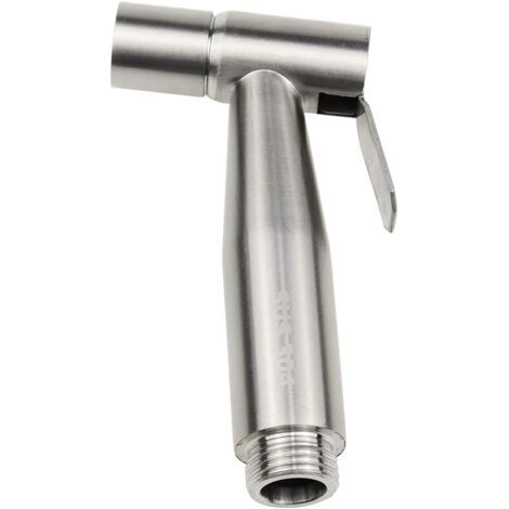 Ahlsen Bidet-duschkopf Für Toilette, Edelstahl-windelsprüher, Manueller Bidet-sprühkopf Für Die Persönliche Hygiene, Dusche, Badezimmer, Toilette – Silber