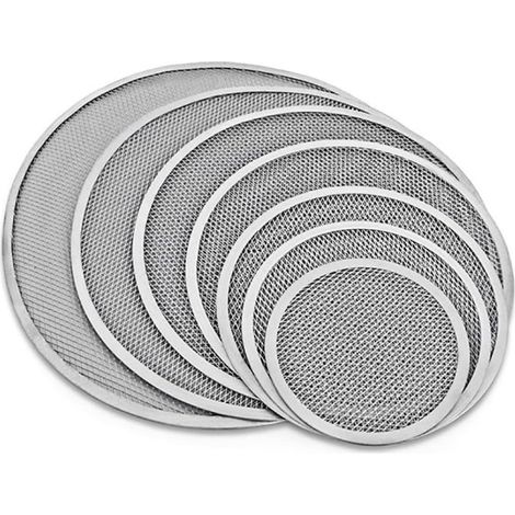 – Antihaftbeschichtetes Pizzablech Aus Aluminium – Perforiertes Design Für Gleichmäßiges Backen – 25,4 Cm Durchmesser