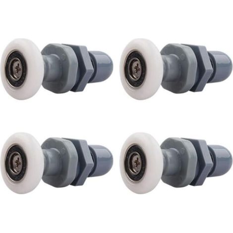 (19 Mm) Duschkabinenrollen, 4-teiliges Set Aus Messing-schiebetürrollen Für Den Austausch Von Duschkabinentüren, Glas-schiebetürschienen