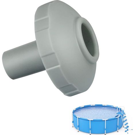 – Poolschlauchadapter Mit 32 Mm Durchmesser – Kompatibel Mit Intex – Anschluss Für Pumpe Und Skimmer – Weicher, Rutschfester Kunststoff