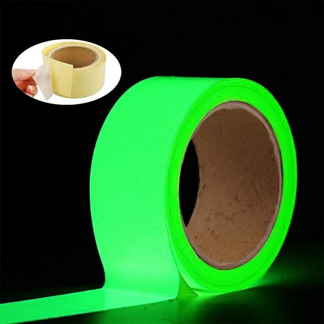 Phosphoreszierendes Klebeband, Selbstklebendes Leuchtband, 5 M X 5 Cm, Im Dunkeln Leuchtendes Klebeband Für Heimdekoration Und Sicherheitsschilder