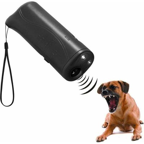 Ultraschall-led-hundeabwehrgerät – 3-in-1-antibellgerät – Reichweite 6 Meter – Unschädlich Für Haustiere Und Menschen