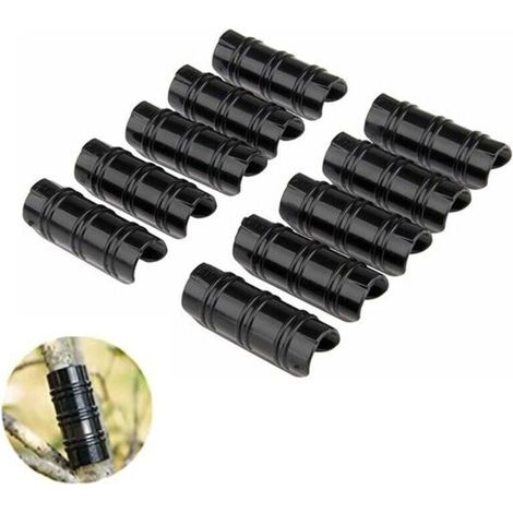 Packung Mit 20 Schlauchschellen (19 Mm) – Rohrschellen Zur Befestigung Von Planen Und Gewächshausfolien – Wetterfestes Abs-material – 20 Stück