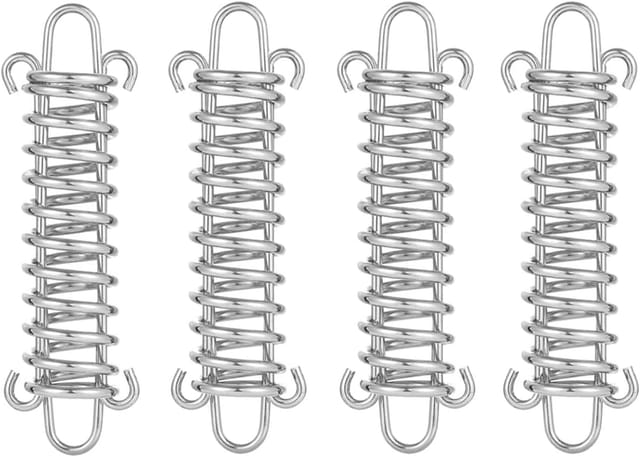 Hochfeste Federschnalle, 4 Stück, Stahlfeder Für Markisenspanner, Federspanner, Reisezelt-zubehör, Federschnallen