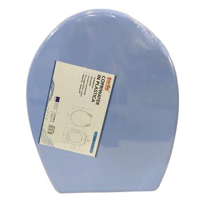 Trade Shop - COPRIWATER SEDILE COPRIVASO WC WATER IN PLASTICMAGNOLIA BLU 87634 -