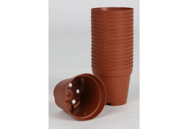 Romberg - Anzuchttöpfe 18er 5,5cm Rund Terracotta Pflanzschalen Aussaattopf Zieh Steckling