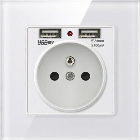 Betterlife Wandstecker, Elektrischer Wandstecker Mit Zwei Usb-anschlüssen - Ladegerät Für Iphone/android (1 Stück)