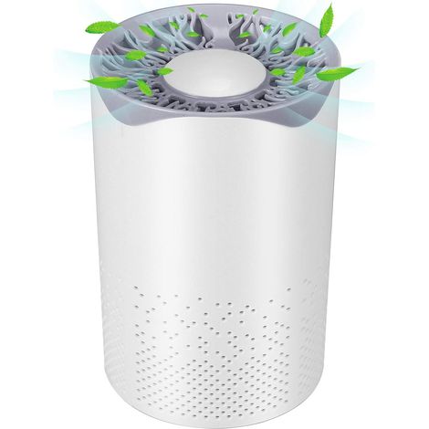 Luftreiniger Mit Hepa-filter, Tragbarer, Leiser Luftreiniger (35 Db) Mit Usb-kabel, 1 M Kabel, Luftreiniger Für Autofahrten, Homeoffice