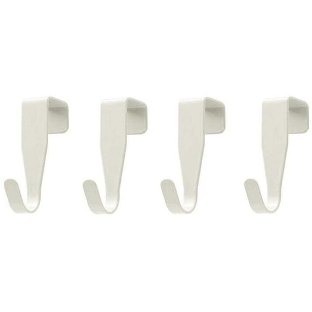 XVX - Stück Türhaken, S-förmige Haken, Edelstahl-Türhaken, Badezimmer-Handtuchhaken für Standard-Tür, Schublade, Schrank, Kleiderschrank, Küche
