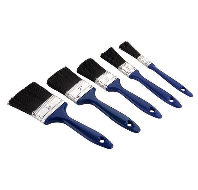 Monzana® 30tlg Malerpinsel Set 5 versch. Größen für Holzlasur Lacke Farbe Pinselset Lasurpinsel Lackierpinsel Malerpinsel